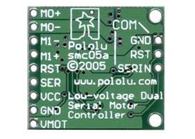Pololu dual low voltage motor driver connections